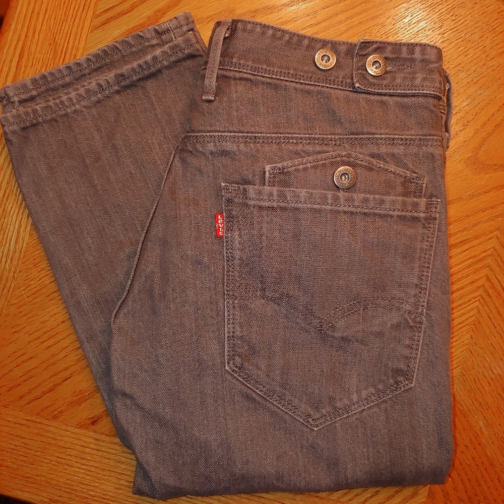 Levi's gray jeans red tab rare 70451 straight leg